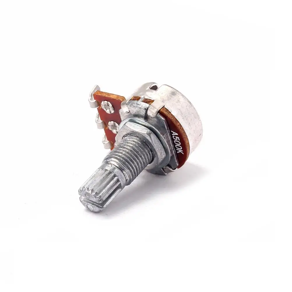 Linear Potentiometer Guitar Volume Long Shaft Audio Potentiometers A500K Audio/log
Linear Potentiometer Guitar Volume Long Shaft Audio Potentiometers A500K Audio/log