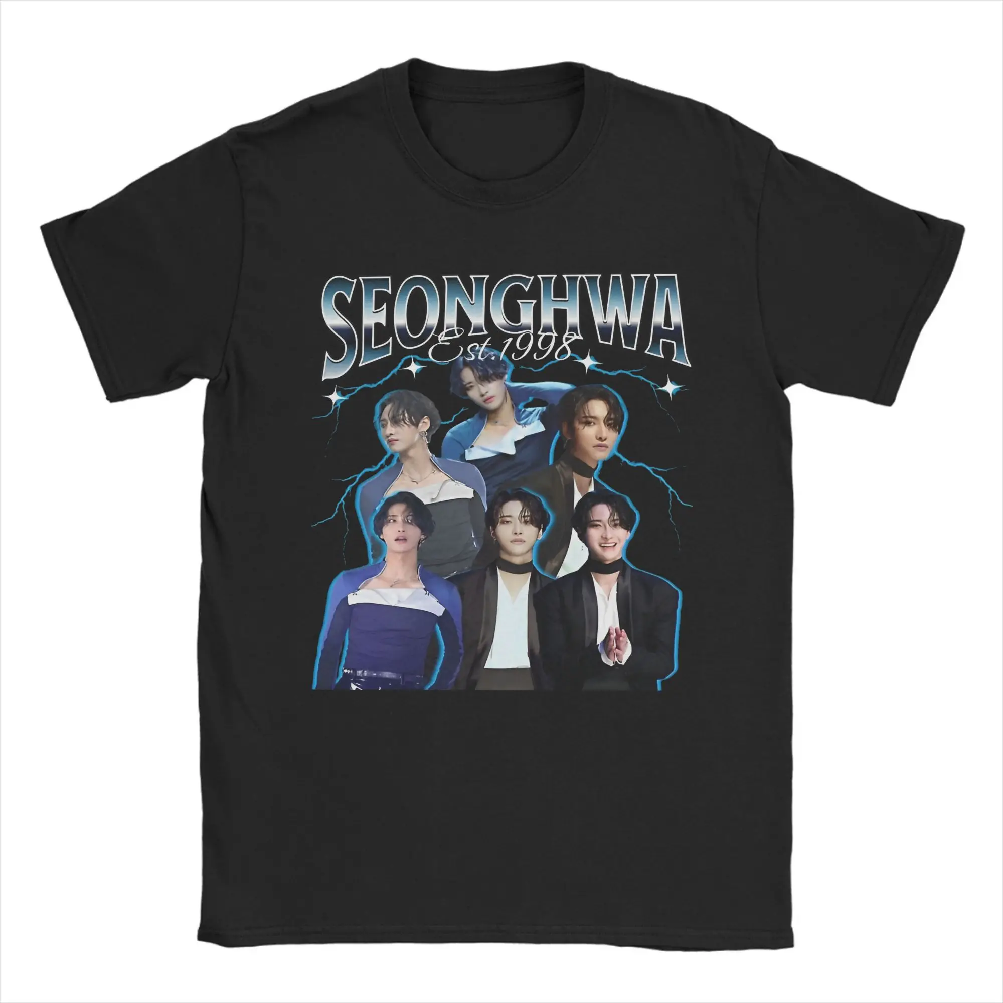 Kpop Ateez Seonghwa T Shirts for Men Cotton Unique T-Shirts Round Neck Tees Short Sleeve Clothing 4XL 5XL
Kpop Ateez Seonghwa T Shirts for Men Cotton Unique T-Shirts Round Neck Tees Short Sleeve Clothing 4XL 5XL