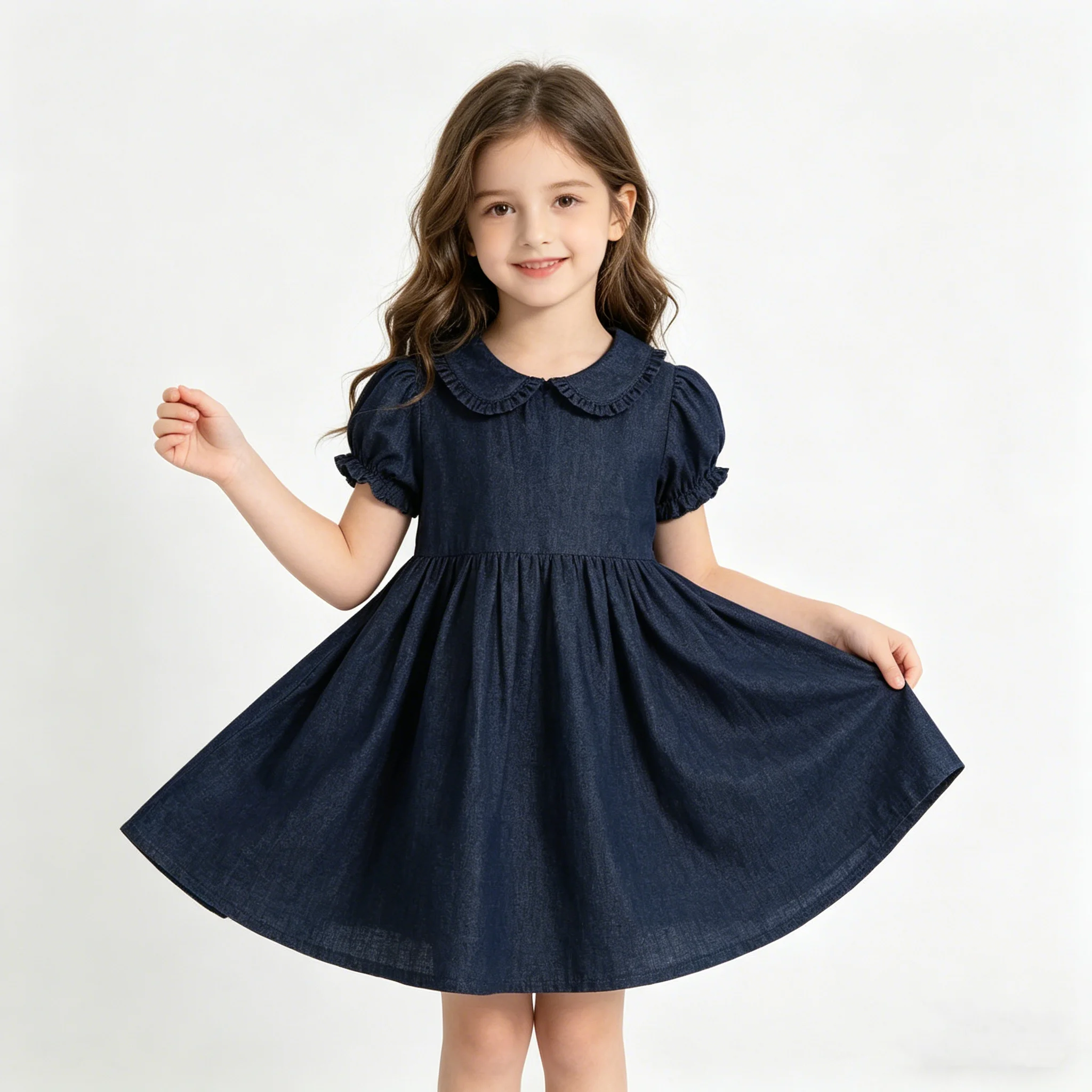 Baby Girl Clothing Summer Toddler Girl Dress Casual Short Sleeved Cotton and Linen Material Versatile Solid Color Princess Dress
Baby Girl Clothing Summer Toddler Girl Dress Casual Short Sleeved Cotton and Linen Material Versatile Solid Color Princess Dress