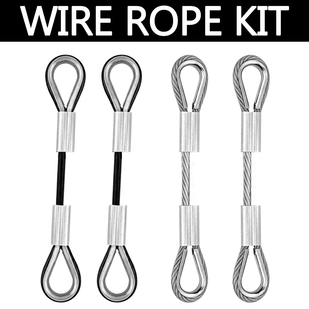 3/4/5/6mm PVC Coated Cable With Chicken Heart Ring Aluminum Sleeve Compression Type Multifunctional Safety Stainless Steel Rope
3/4/5/6mm PVC Coated Cable With Chicken Heart Ring Aluminum Sleeve Compression Type Multifunctional Safety Stainless Steel Rope