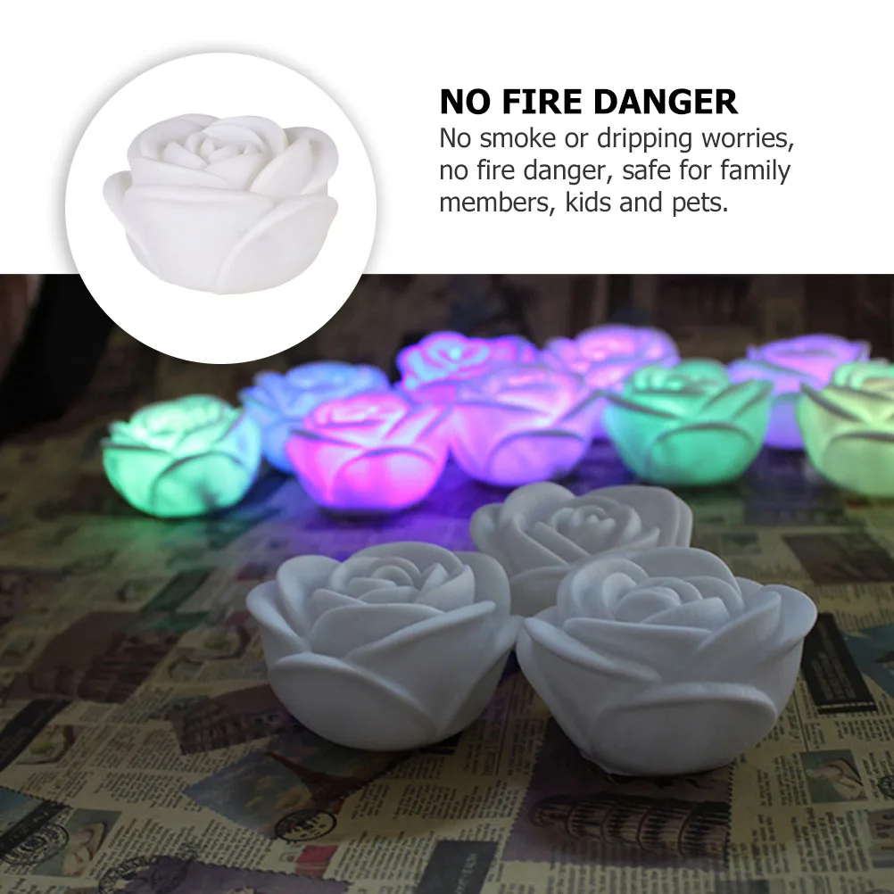4pcs Rose Lantern White Plastic LED Night Light Decorative Electric Lamp Lasting Party Prop Romantic Led Gifts
4pcs Rose Lantern White Plastic LED Night Light Decorative Electric Lamp Lasting Party Prop Romantic Led Gifts