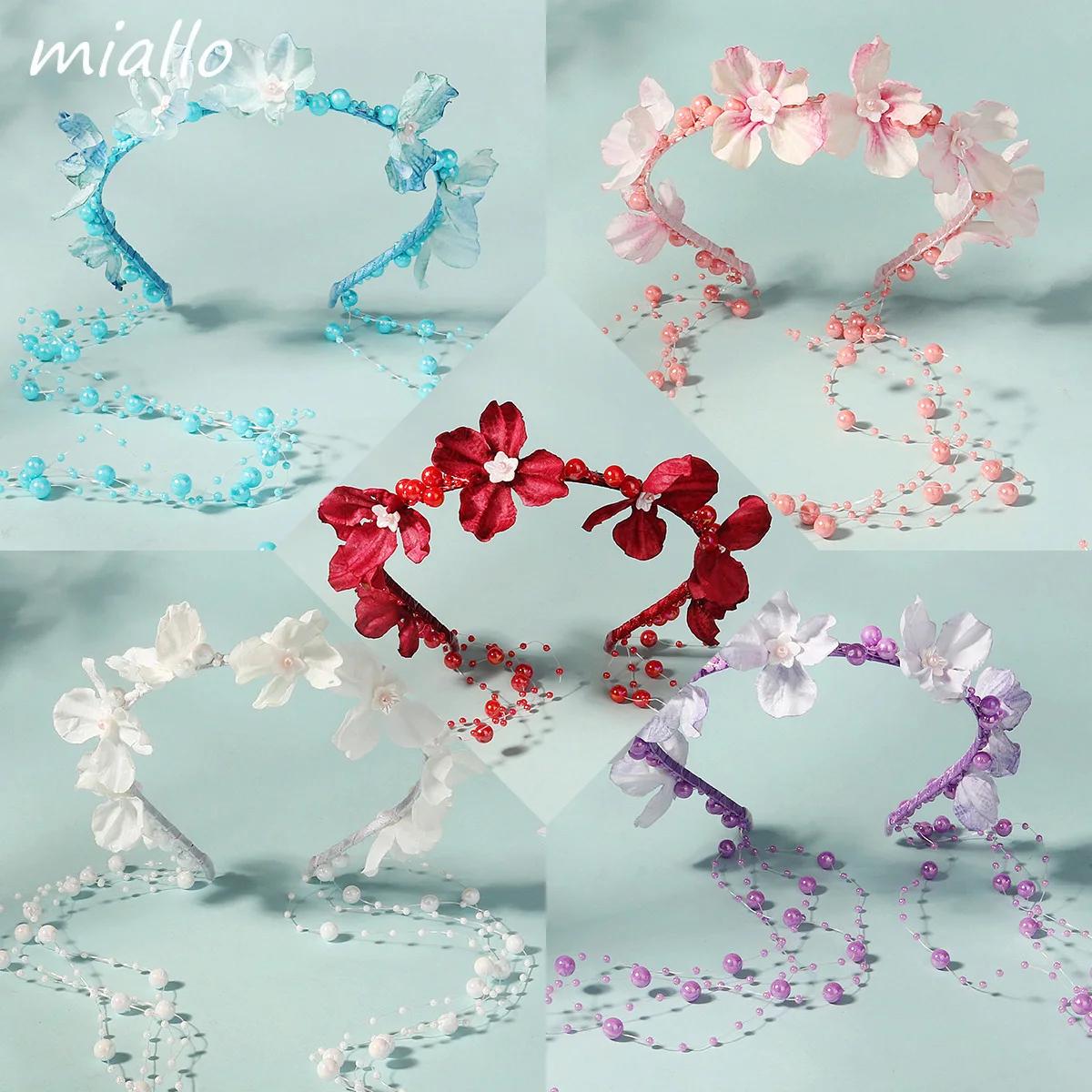 Elegant Mori Style Aesthetic Flower Pearl Hairband Handmade Beads Headbands Hair Accessories Jewelry Bridal Wedding Headdress
Elegant Mori Style Aesthetic Flower Pearl Hairband Handmade Beads Headbands Hair Accessories Jewelry Bridal Wedding Headdress