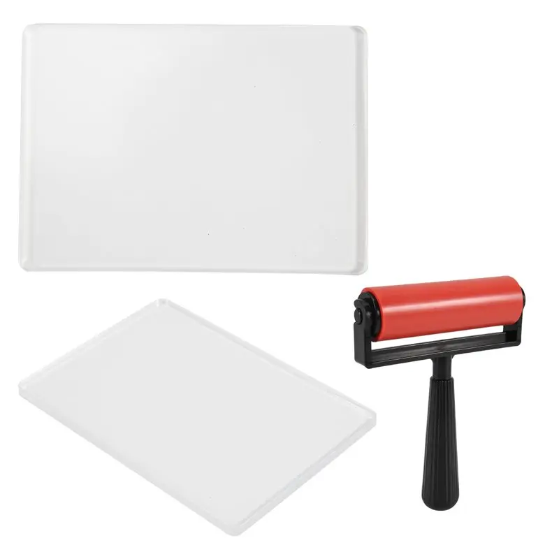 5 X 7 And 8 X 10Inch Gel Plate Gel Printing Plate With Rubber, Suitable For Card Making, Arts
5 X 7 And 8 X 10Inch Gel Plate Gel Printing Plate With Rubber, Suitable For Card Making, Arts
