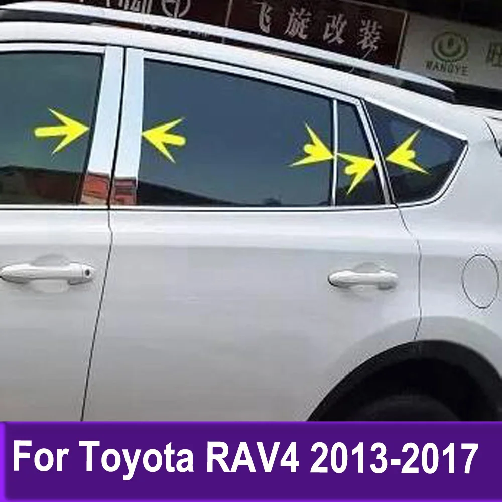 Car Accessories Stainless Steel Window Frame Center Pillars Cover Trim For Toyota RAV4 RAV 4 2013 2014 2015 2016 2017
Car Accessories Stainless Steel Window Frame Center Pillars Cover Trim For Toyota RAV4 RAV 4 2013 2014 2015 2016 2017