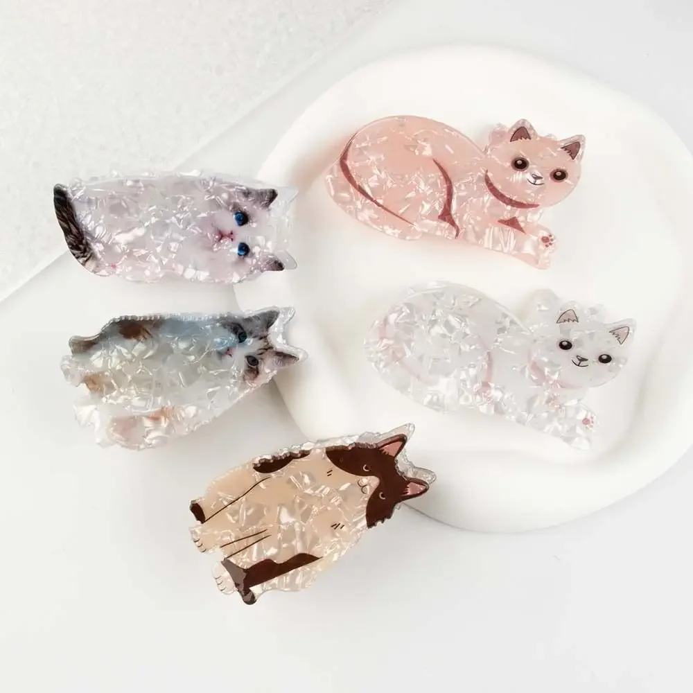 Creative Ragdoll Cat Hair Claw Persian Cat Maine Coon Animal Shark Clip Korean Style Headdress Acrylic Animal Hair Clip Daily
Creative Ragdoll Cat Hair Claw Persian Cat Maine Coon Animal Shark Clip Korean Style Headdress Acrylic Animal Hair Clip Daily