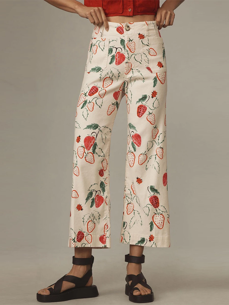 Women Y2k Fruit Print Jeans Graphic Print High Neck Straight Leg Denim Pants Aesthetic Jeans Summer Streetw
Women Y2k Fruit Print Jeans Graphic Print High Neck Straight Leg Denim Pants Aesthetic Jeans Summer Streetw
