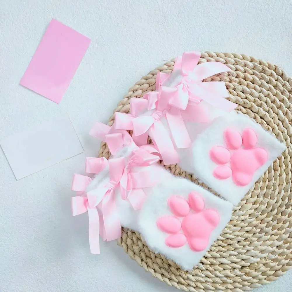 Милые коралловые бархатные носки с кошачьими лапками, 3D-носки в виде кошачьих лапок, в стиле Лолита, теплые, с бантом, защита от холода, подарок
Милые коралловые бархатные носки с кошачьими лапками, 3D-носки в виде кошачьих лапок, в стиле Лолита, теплые, с бантом, защита от холода, подарок