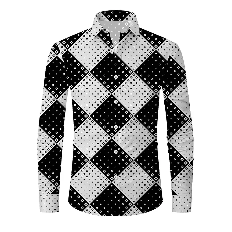 Men's Long Sleeved Shirt, Men's 3D Printed Fun Face Shirt, Casual Street Style Comfortable Slim Fit Shirt
Men's Long Sleeved Shirt, Men's 3D Printed Fun Face Shirt, Casual Street Style Comfortable Slim Fit Shirt
