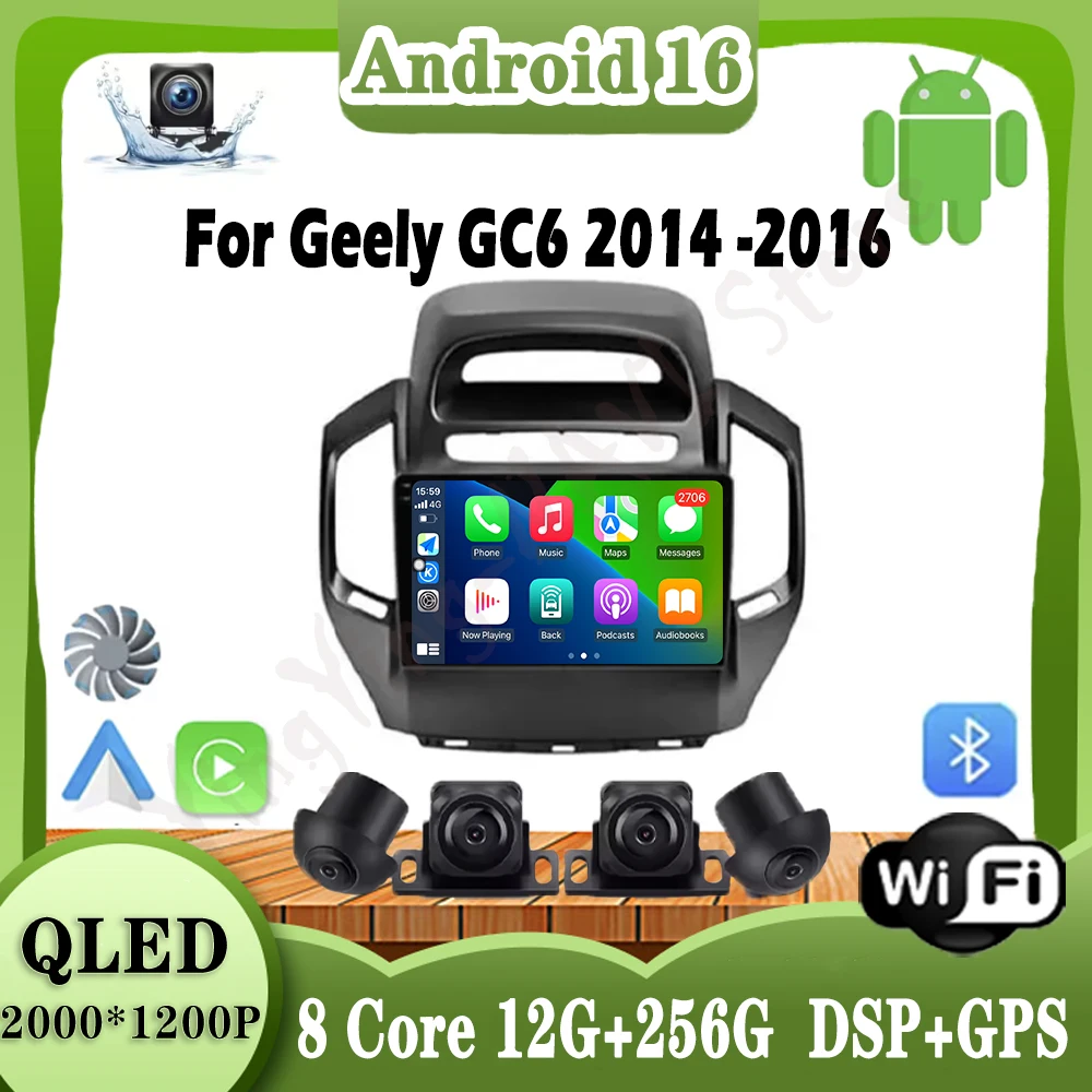 9 lnch Touch Screen For Geely GC6 2014-2016 Car Radio Video 4G+Wifi Multimedia Navigation GPS Android Auto Stereo
9 lnch Touch Screen For Geely GC6 2014-2016 Car Radio Video 4G+Wifi Multimedia Navigation GPS Android Auto Stereo