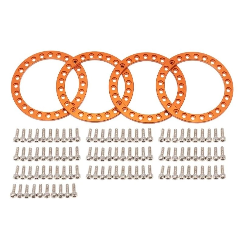 090B RC for Cars Metal Replacement Parts for 1/10 SCX10 90046 D90 1.9'' Wheel for Rim Beadlock Rings with Screws
090B RC for Cars Metal Replacement Parts for 1/10 SCX10 90046 D90 1.9'' Wheel for Rim Beadlock Rings with Screws
