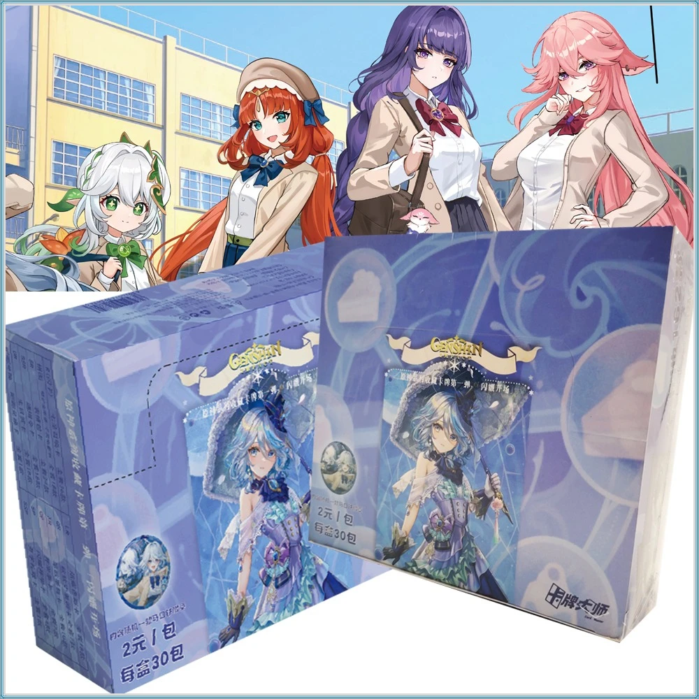 Genshin Impact Surprise Hobby Collection Cards Adventurer Character Q-version Cute Transparent Cards Game Fine Peripheral Gifts
Genshin Impact Surprise Hobby Collection Cards Adventurer Character Q-version Cute Transparent Cards Game Fine Peripheral Gifts