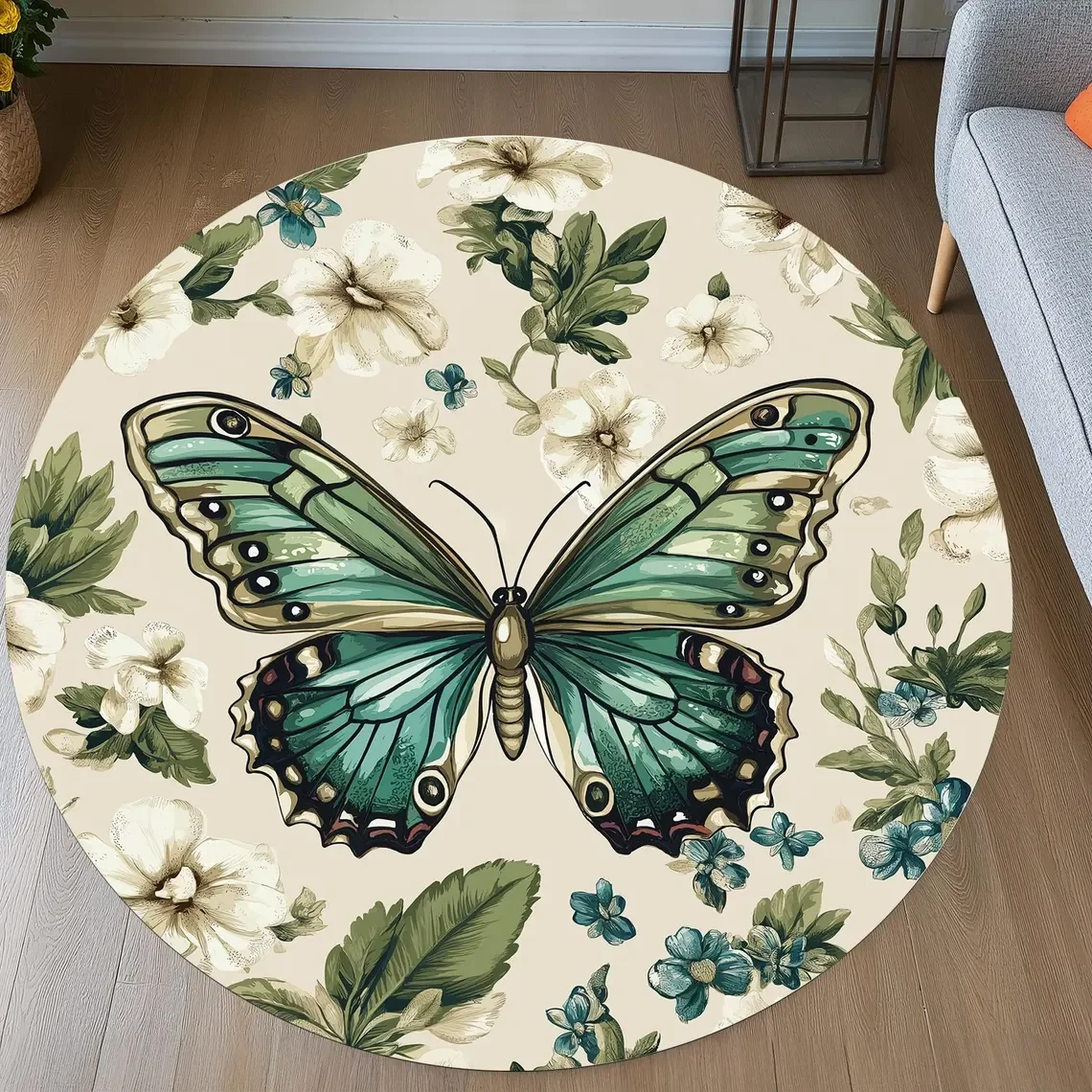 Floral Butterfly Round Rug – Soft Animal-Inspired Area Carpet with Artistic Decor for Living Room & Bedroom
Floral Butterfly Round Rug – Soft Animal-Inspired Area Carpet with Artistic Decor for Living Room & Bedroom