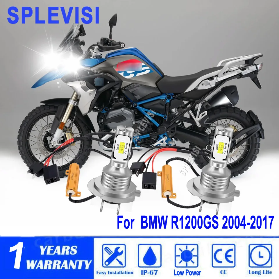 Headlights LED Bulbs White Lamp Warming Canceller For BMW R1200GS 2004-2009 2010 2011 2012 2013 2014 2015 2016 2017 Motorcycle
Headlights LED Bulbs White Lamp Warming Canceller For BMW R1200GS 2004-2009 2010 2011 2012 2013 2014 2015 2016 2017 Motorcycle