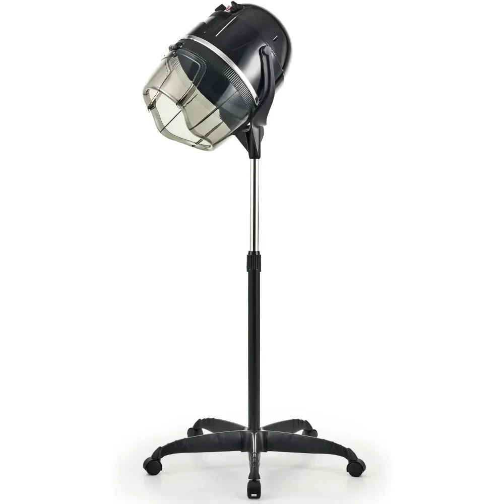 Ionic Hooded Hair Dryer, 1300W Hooded Hair Dryer with Stand, Adjustable Height, 360 Swivel, Wheels, Temperature Timer, Safe Use
Ionic Hooded Hair Dryer, 1300W Hooded Hair Dryer with Stand, Adjustable Height, 360 Swivel, Wheels, Temperature Timer, Safe Use