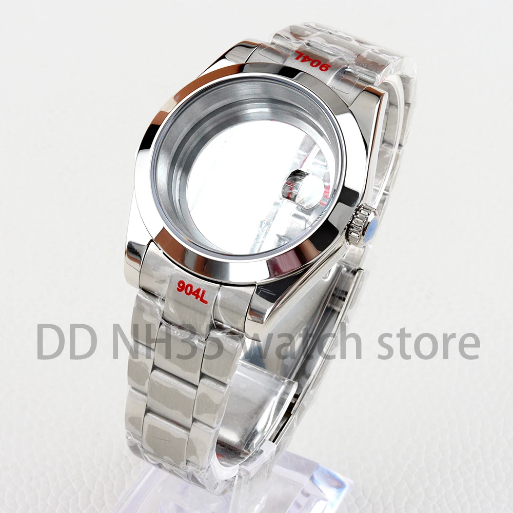 36mm/39mm Watch Case Sapphire Glass Stainless steel Water Resistant for Datejust NH35 NH36 movement 28.5mm Dial Good Quality
36mm/39mm Watch Case Sapphire Glass Stainless steel Water Resistant for Datejust NH35 NH36 movement 28.5mm Dial Good Quality
