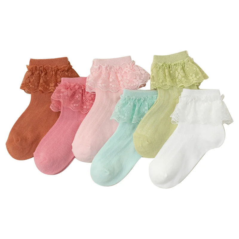 Toddler Kids Summer Breathable Socks Lace Ruffles Princess Sweet Children Girls Elastic Cotton Socks
Toddler Kids Summer Breathable Socks Lace Ruffles Princess Sweet Children Girls Elastic Cotton Socks