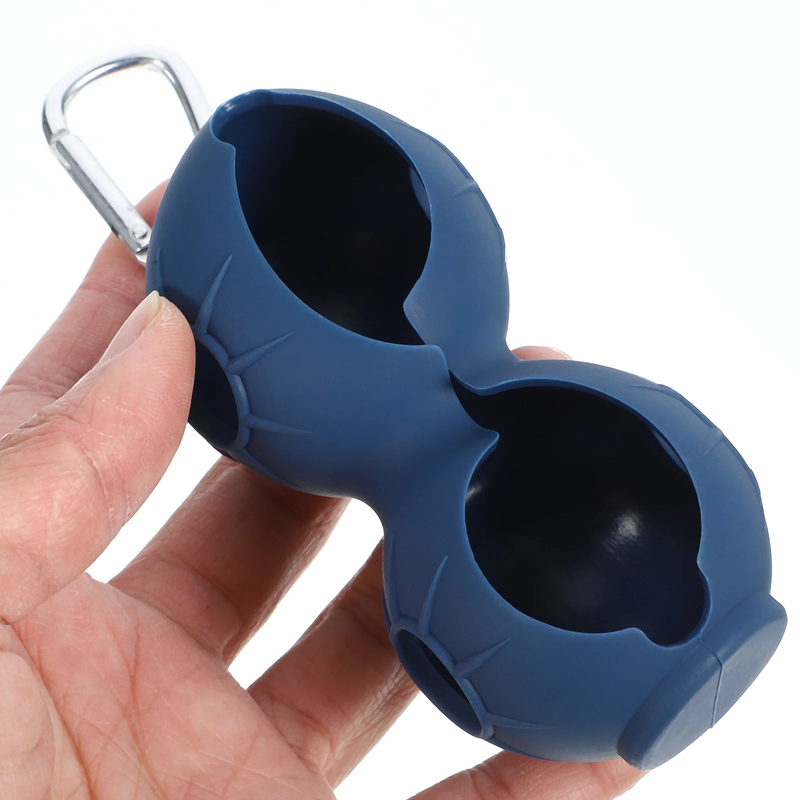 2 pcs Silicone Golf Ball Holder Dual Storage Carrier Durable Wear-Resistant Non-Stick Portable Clip With Carabiner For Golf Bags
2 pcs Silicone Golf Ball Holder Dual Storage Carrier Durable Wear-Resistant Non-Stick Portable Clip With Carabiner For Golf Bags