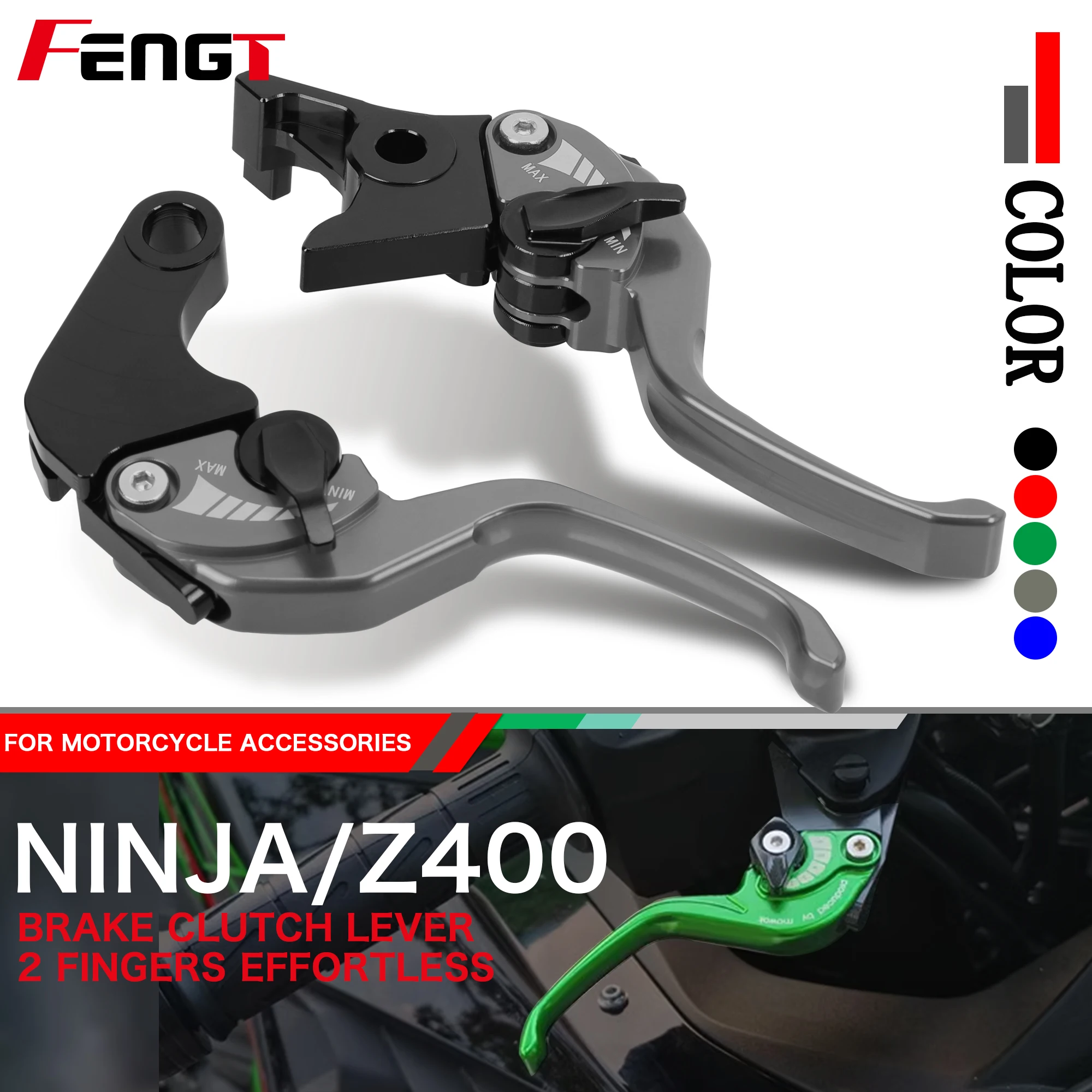 NINJA400 Z400 Short Brake Lever For Kawasaki NINJA 400 Z 400 2018-2024 Motorcycle Handle Guard Brake Clutch Lever Set 
NINJA400 Z400 Short Brake Lever For Kawasaki NINJA 400 Z 400 2018-2024 Motorcycle Handle Guard Brake Clutch Lever Set