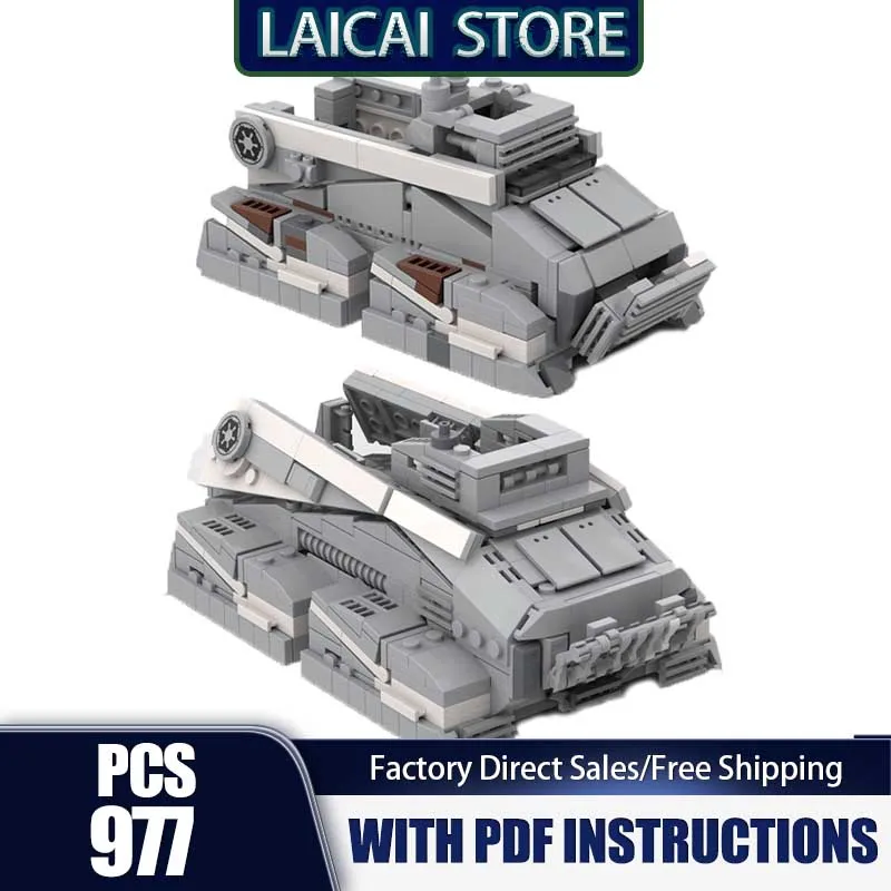 Звездная модель фильма Moc, строительные блоки, императорская армия, транспортные танки, модель, технология, кирпичи, сделай сам, сборка, праздничный набор игрушек, подарки
Звездная модель фильма Moc, строительные блоки, императорская армия, транспортные танки, модель, технология, кирпичи, сделай сам, сборка, праздничный набор игрушек, подарки