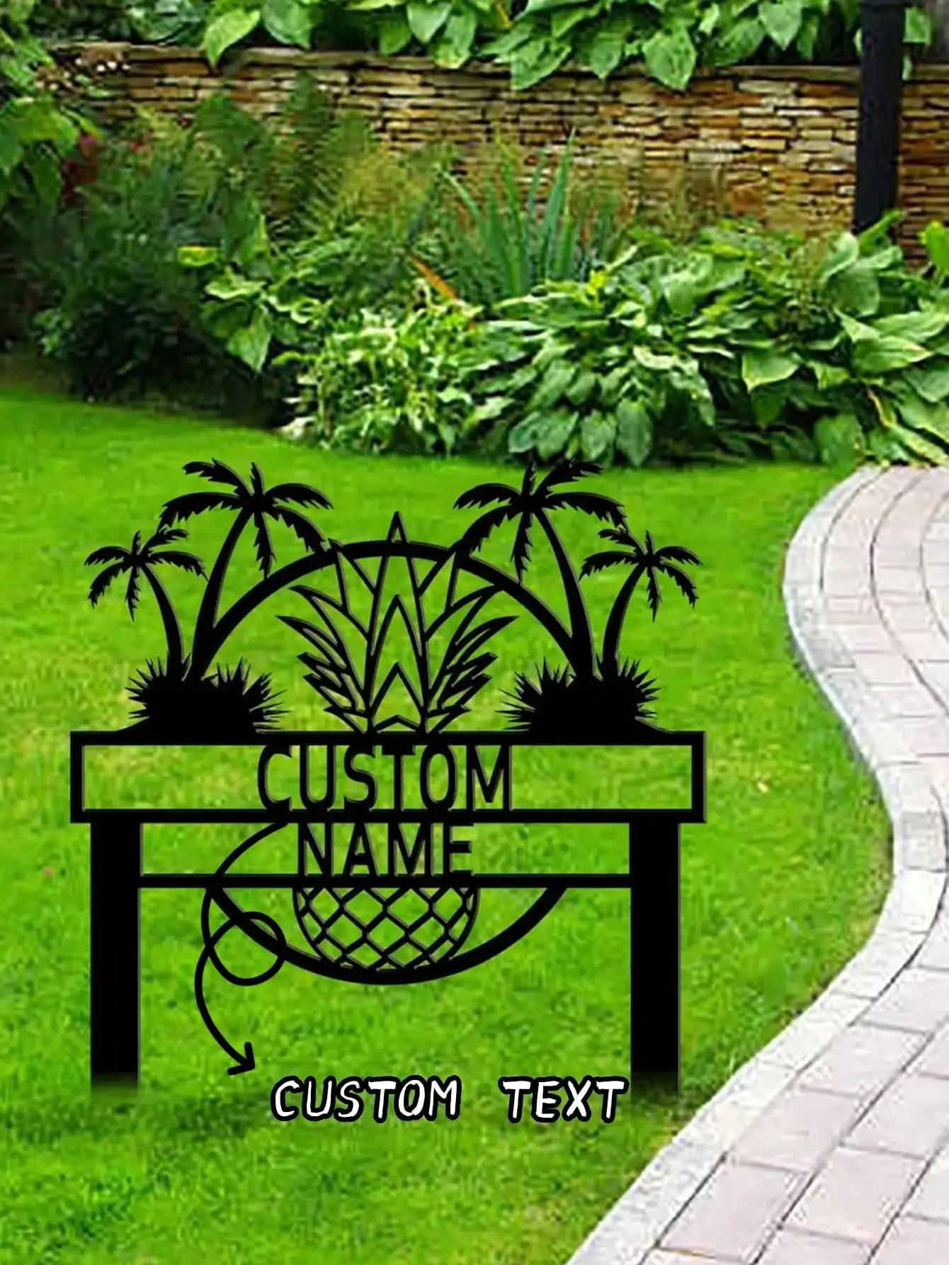 Custom Beach Metal Sign Tropical Garden Decor Outdoor Yard Art
Custom Beach Metal Sign Tropical Garden Decor Outdoor Yard Art