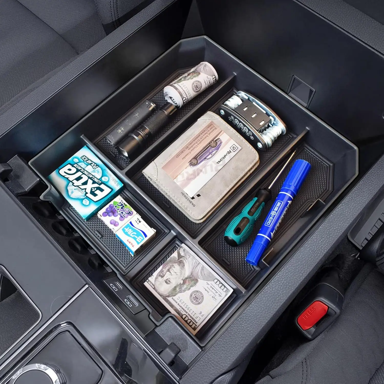 Center Console Organizer Tray for 2022 2023 2024 Toyota Tundra and Sequoia 2023 2024 2025 Armrest Storage Box Tray Accessories
Center Console Organizer Tray for 2022 2023 2024 Toyota Tundra and Sequoia 2023 2024 2025 Armrest Storage Box Tray Accessories