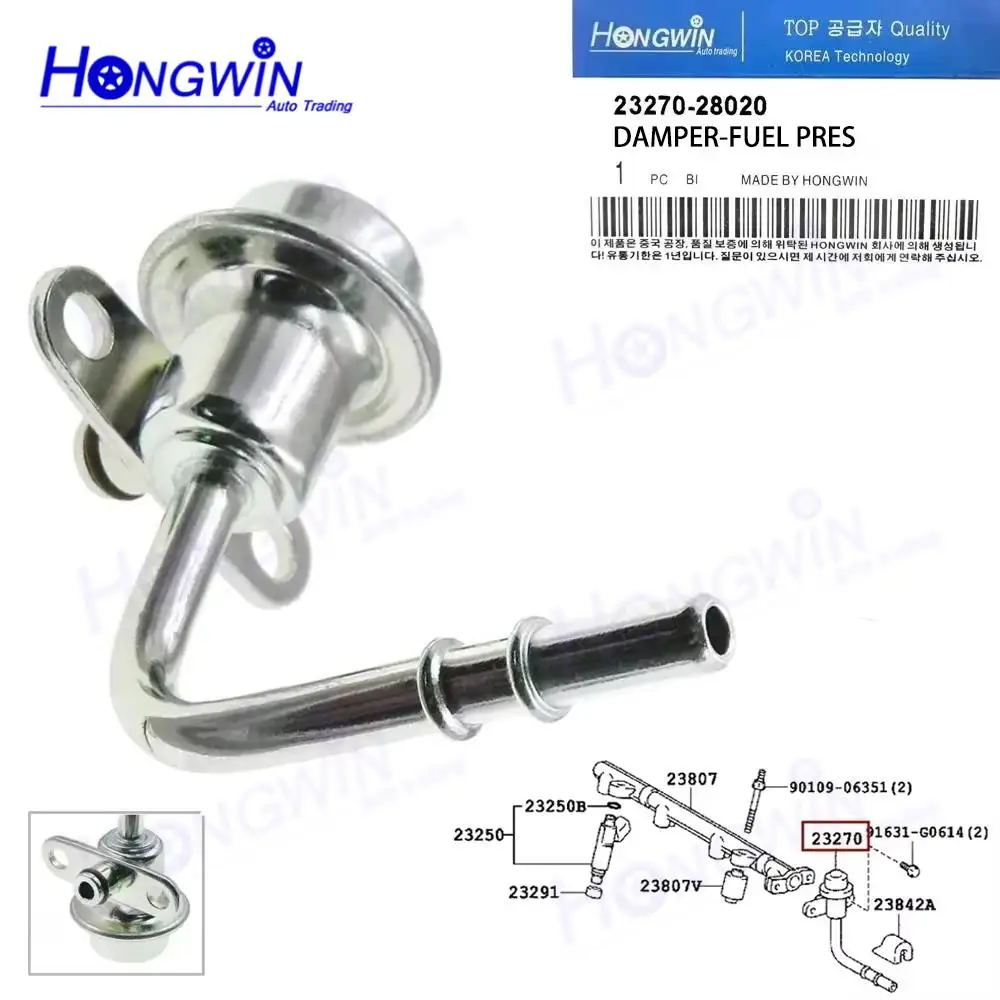 Fuel Injection Pressure Damper 2327028020,23270-28020 For Toyota Camry Solara RAV4 Highlander / For Scion tC 2.4L 2001-2007
Fuel Injection Pressure Damper 2327028020,23270-28020 For Toyota Camry Solara RAV4 Highlander / For Scion tC 2.4L 2001-2007