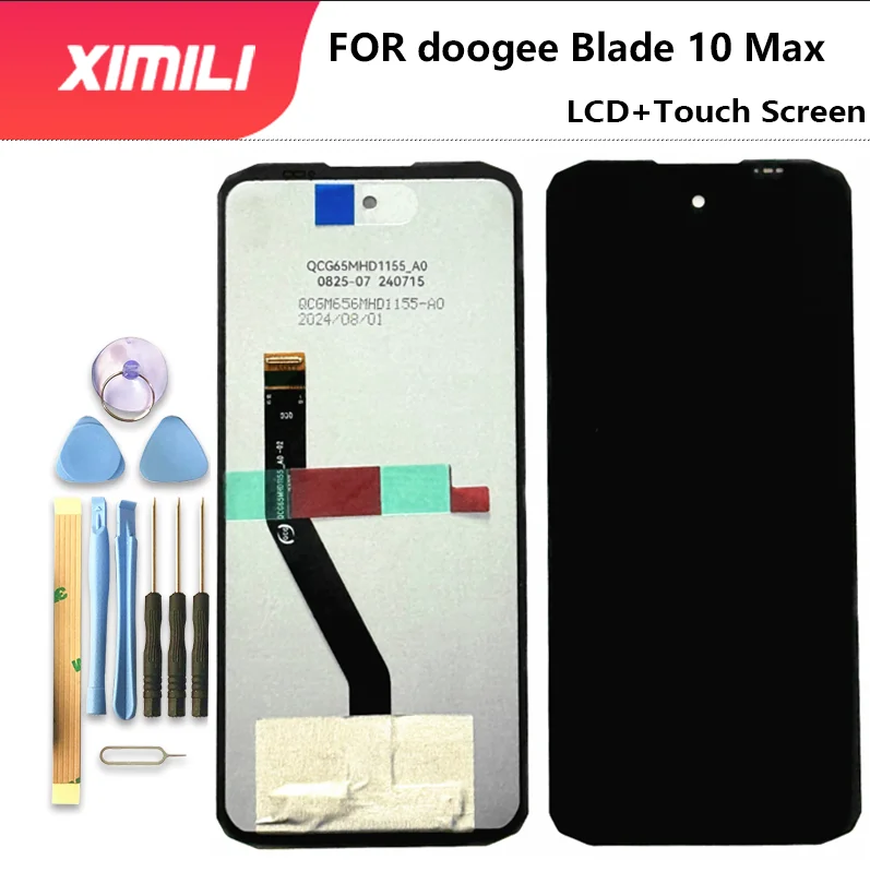 6.56" Original Doogee Blade 10 Power / Blade 10 Max LCD Touch Screen Digitizer Assembly Replacement New 100% Replacement Parts
6.56" Original Doogee Blade 10 Power / Blade 10 Max LCD Touch Screen Digitizer Assembly Replacement New 100% Replacement Parts