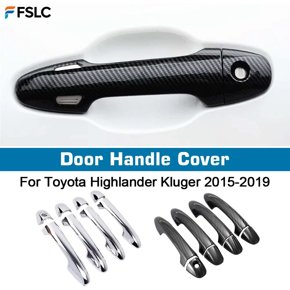 Door Handle Bowl Cover For Toyota Highlander Kluger 2015-2019 Carbon Fiber Chrome Car Decor Trim Sticker Styling Accessories
Door Handle Bowl Cover For Toyota Highlander Kluger 2015-2019 Carbon Fiber Chrome Car Decor Trim Sticker Styling Accessories