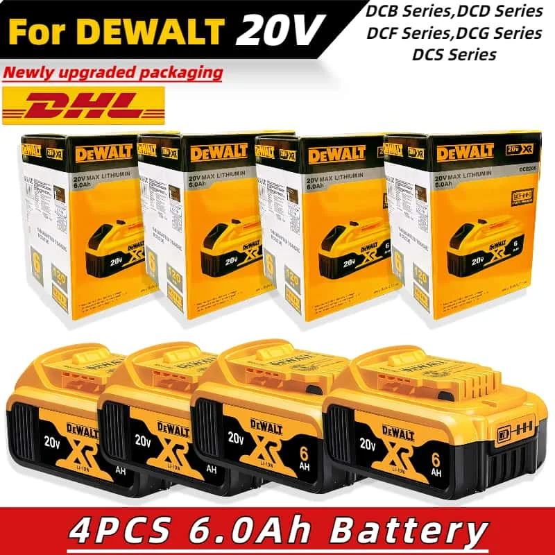 【100% Genuine】Dewalt 20V Battery 5Ah/6Ah/9Ah lithium-ion battery for Dewalt Power Tool DCB206 DCB205 DCB204 DCB609 DCB184 DCB200
【100% Genuine】Dewalt 20V Battery 5Ah/6Ah/9Ah lithium-ion battery for Dewalt Power Tool DCB206 DCB205 DCB204 DCB609 DCB184 DCB200