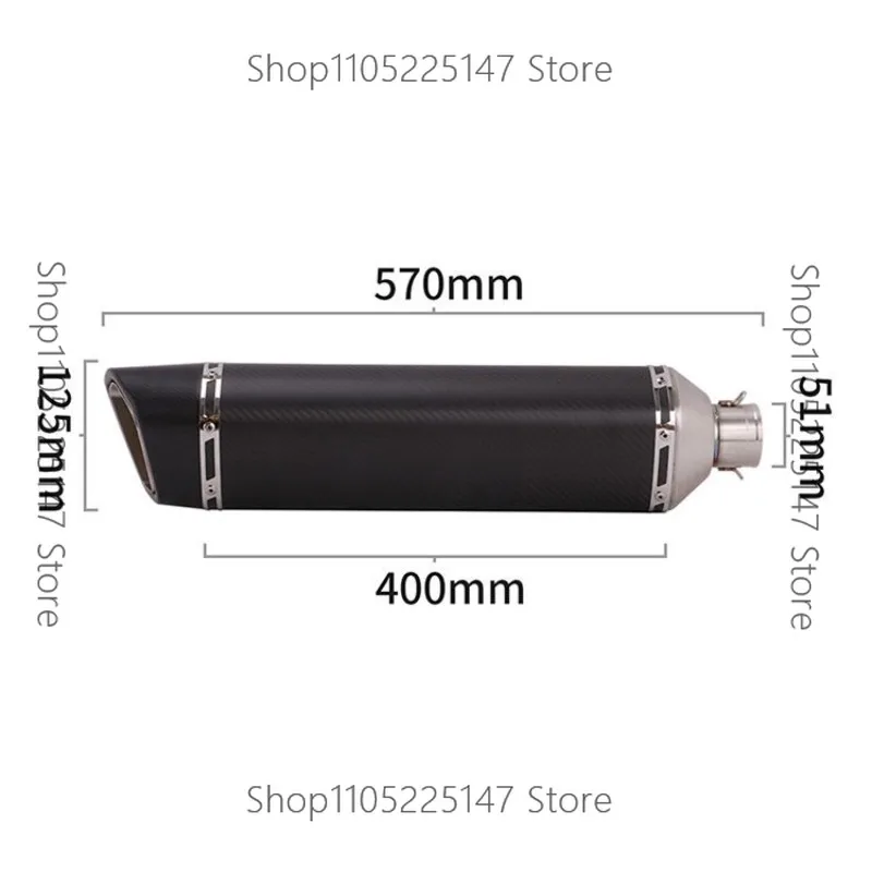 Suitable for motorcycle CBR300/500 ZX6R R15/R3 modified SC exhaust pipe universal 51MM
Suitable for motorcycle CBR300/500 ZX6R R15/R3 modified SC exhaust pipe universal 51MM