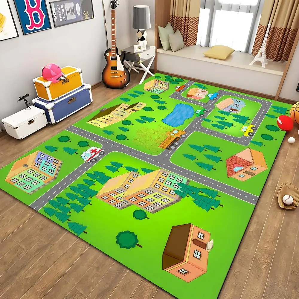Cartoon Children's Educational Games Floor Mat Printed Large Carpets Living Room And Bedroom Carpets Bathroom Anti Slip Door
Cartoon Children's Educational Games Floor Mat Printed Large Carpets Living Room And Bedroom Carpets Bathroom Anti Slip Door