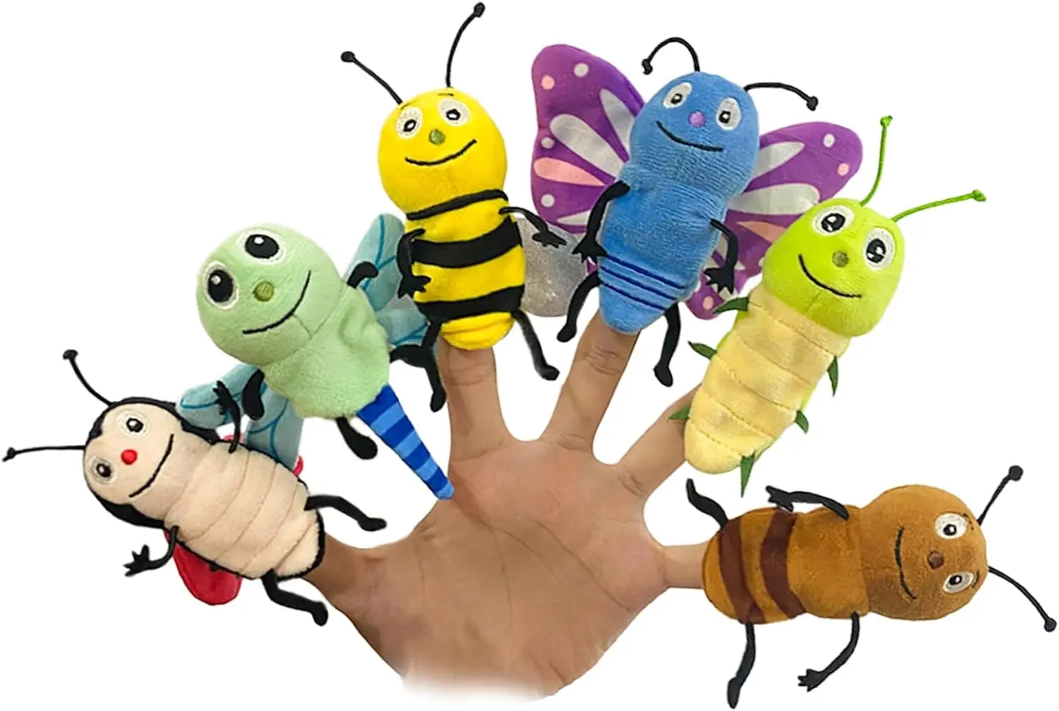 6Pcs Insect Finger Puppet Set, Mini Hand Puppets for Kids, Cute Animal for Role-Play & Storytelling
6Pcs Insect Finger Puppet Set, Mini Hand Puppets for Kids, Cute Animal for Role-Play & Storytelling