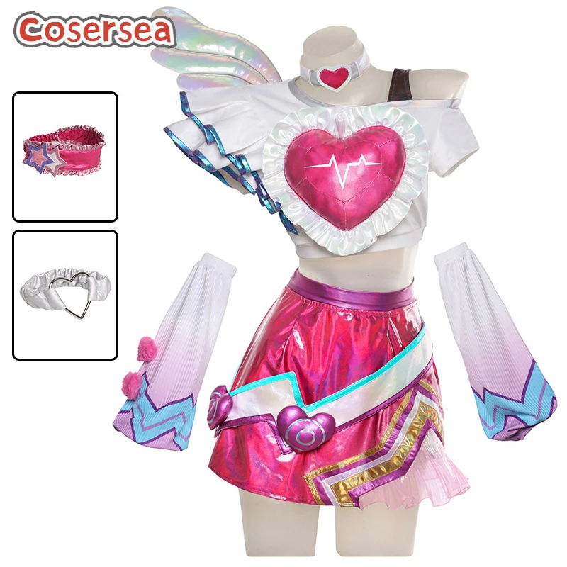 Cosersea Lovestruck Lux Cosplay Costume Game LOL Lovestruck Lux Valentine's Gift New Skin Women Dress Halloween Outfit Fullset
Cosersea Lovestruck Lux Cosplay Costume Game LOL Lovestruck Lux Valentine's Gift New Skin Women Dress Halloween Outfit Fullset