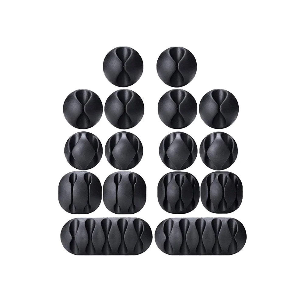 16 PCS Wire Fixer Cable Holder Organizer Cables Clamp Usb Protector Support Organiser Desktop 
16 PCS Wire Fixer Cable Holder Organizer Cables Clamp Usb Protector Support Organiser Desktop
