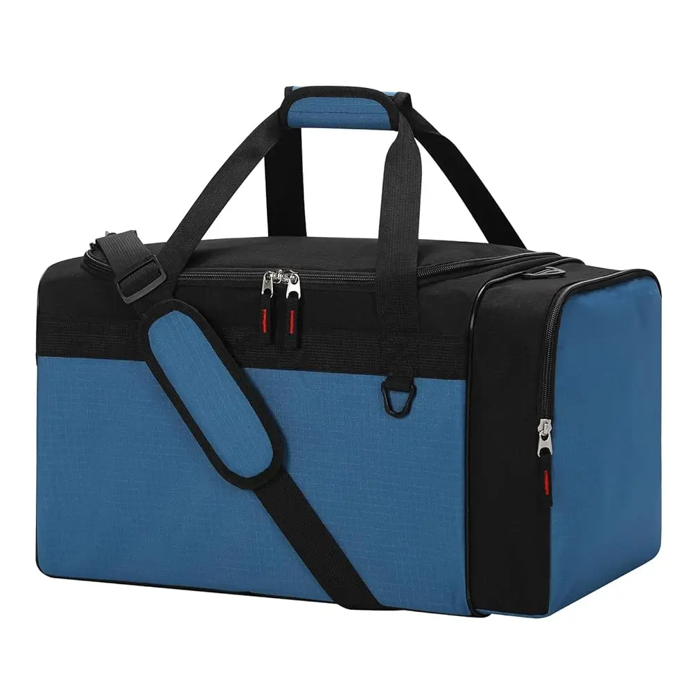 40L Gym Bag for Men - 20 inch Sport Duffle Bag with Side Pocket, Two-Tone Design for Basketball, Football, Workout - Blue
40L Gym Bag for Men - 20 inch Sport Duffle Bag with Side Pocket, Two-Tone Design for Basketball, Football, Workout - Blue
