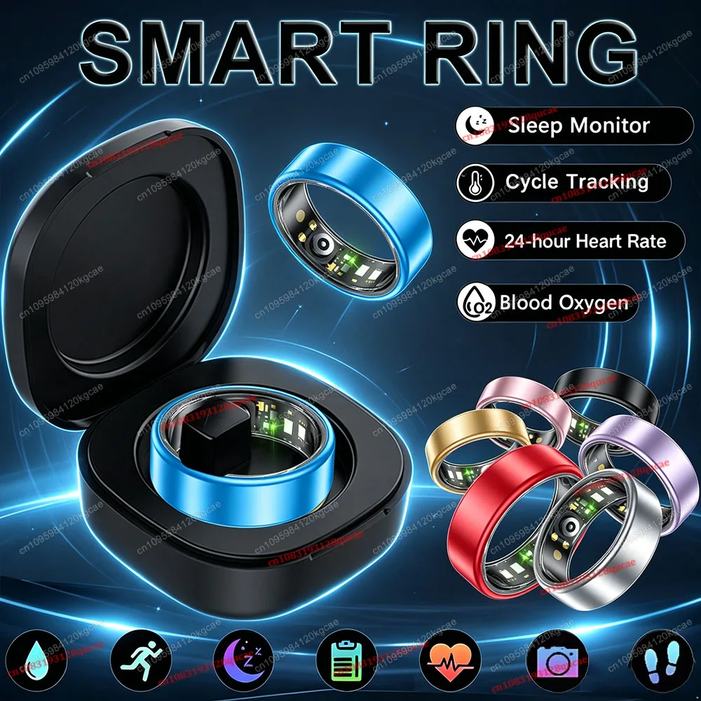 2026 New Smart Ring Heart Rate Blood Pressure Sleep Monitoring Motion Tracking IP68 Waterproof Men Women Smart Ring Holiday Gift
2026 New Smart Ring Heart Rate Blood Pressure Sleep Monitoring Motion Tracking IP68 Waterproof Men Women Smart Ring Holiday Gift