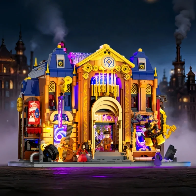 Time and Space Opera House Building Block Light Punk World Architecture Assembly Toy Street Scene Model Ornament Collection Gift
Time and Space Opera House Building Block Light Punk World Architecture Assembly Toy Street Scene Model Ornament Collection Gift
