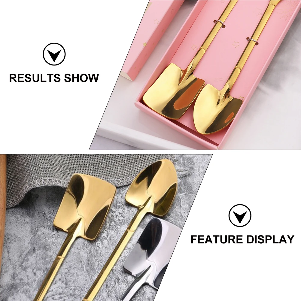 2Pcs Coffee Spoon Stainless Steel Dessert Ice Cream Kitchen Gadgets Gift Ideas Premium Material Long Use Restaurants Home
2Pcs Coffee Spoon Stainless Steel Dessert Ice Cream Kitchen Gadgets Gift Ideas Premium Material Long Use Restaurants Home