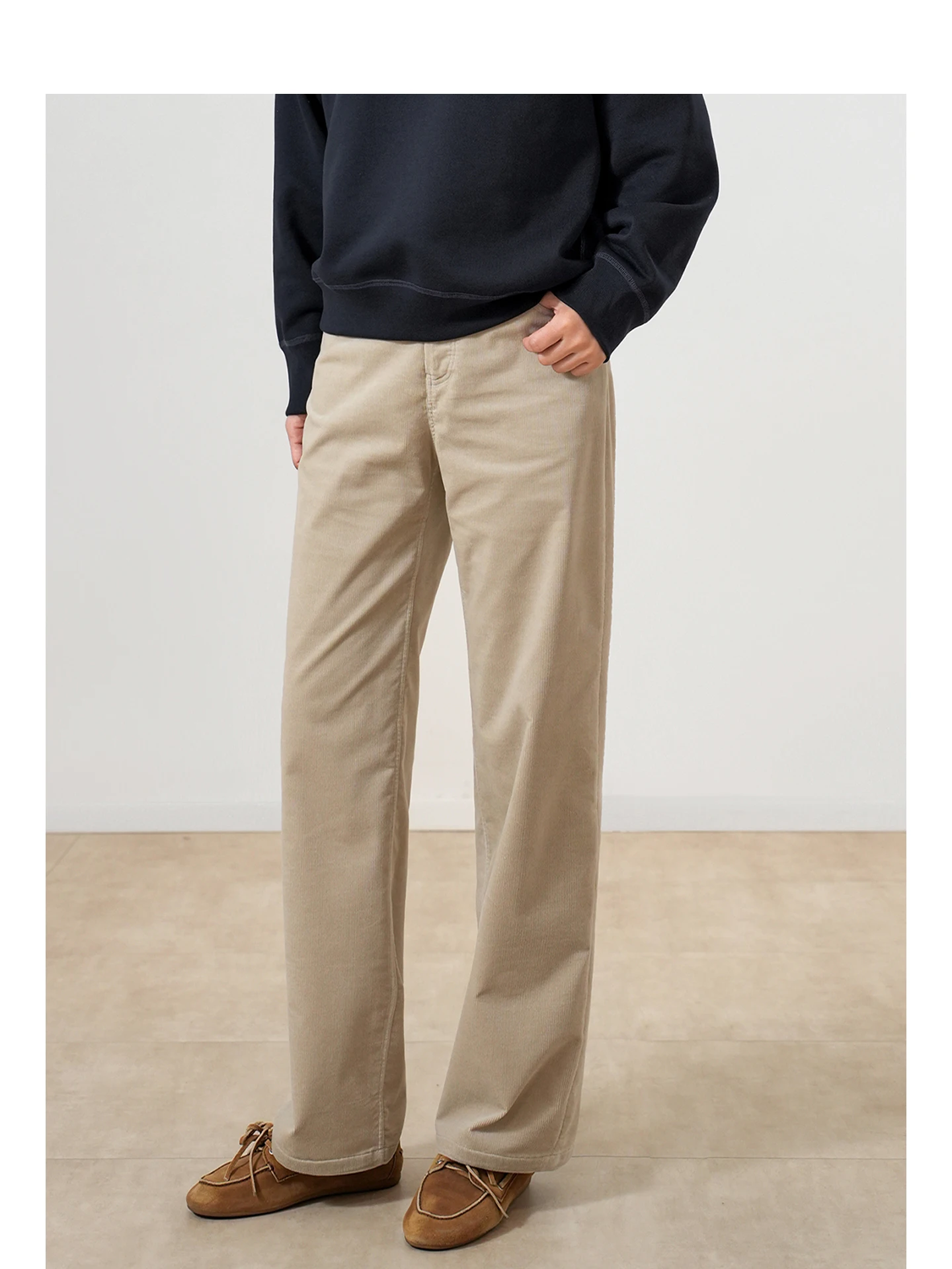 Skin-Friendly Organic Cotton Corduroy Straight Leg Pants Thin Casual Pants for Women Spring Summer Commute Comfortable
Skin-Friendly Organic Cotton Corduroy Straight Leg Pants Thin Casual Pants for Women Spring Summer Commute Comfortable