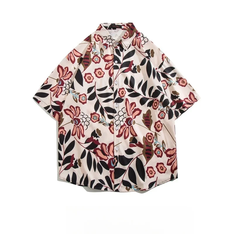 Summer Men's Short Sleeve Printed Shirt Seaside Vacation Quick Drying Top Retro Casual Handsome Hawaiian Beach Floral Shirt
Summer Men's Short Sleeve Printed Shirt Seaside Vacation Quick Drying Top Retro Casual Handsome Hawaiian Beach Floral Shirt