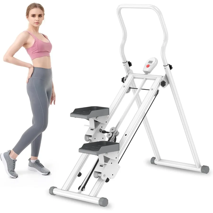 Лестничный степпер для домашнего тренажерного зала, новая версия, вертикальный альпинистский тренажер, степпер для лестницы для тренировок всего тела с расширенным шагом Ran
Лестничный степпер для домашнего тренажерного зала, новая версия, вертикальный альпинистский тренажер, степпер для лестницы для тренировок всего тела с расширенным шагом Ran