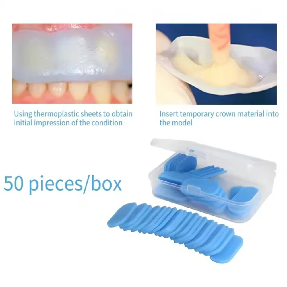 50Sheets Dental Base Plate Wax Tray-Free Thermoplastic Shaped Dentistry Lab Disposable Material for Temporary Crown Bridge
50Sheets Dental Base Plate Wax Tray-Free Thermoplastic Shaped Dentistry Lab Disposable Material for Temporary Crown Bridge