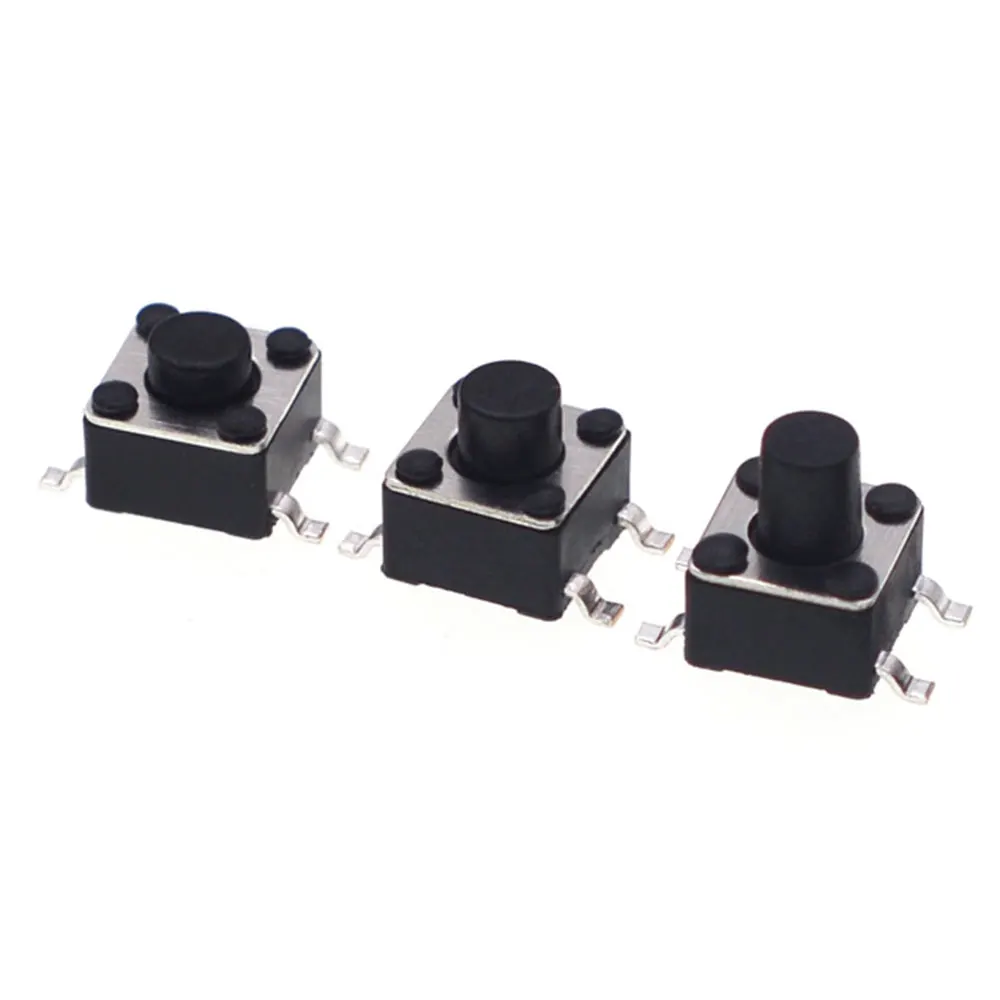 20PCS Size 4.5*4.5mm Push Button Switch SMD 4.5*4.5*5 Light Touch Switch 4.5*4.5*4.3/5/6mm The Power Switch 4Pins
20PCS Size 4.5*4.5mm Push Button Switch SMD 4.5*4.5*5 Light Touch Switch 4.5*4.5*4.3/5/6mm The Power Switch 4Pins