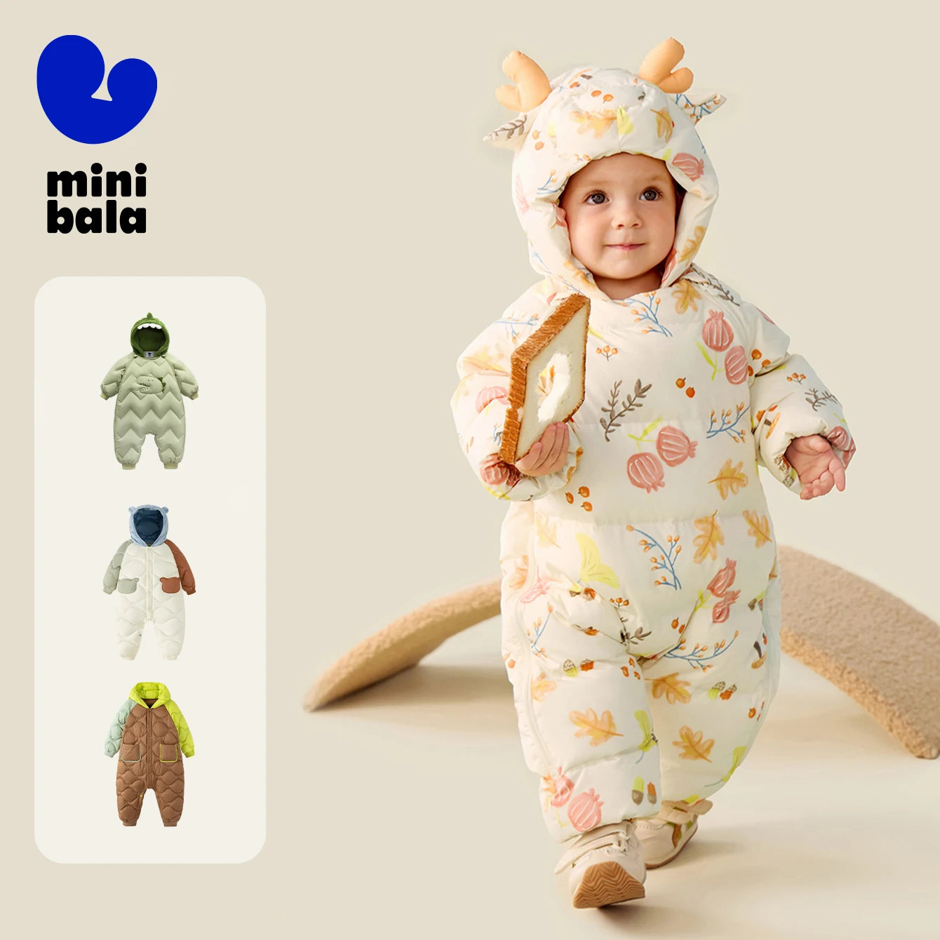 Mini Bala Kids Down Romper 2025 Winter New Thermal Skin Friendly Cute Hooded Jumpsuit for 0℃ to 5℃
Mini Bala Kids Down Romper 2025 Winter New Thermal Skin Friendly Cute Hooded Jumpsuit for 0℃ to 5℃