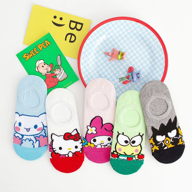 Милые женские носки, милые Мультяшные носки My Melody Cinnamoroll для девочек, невидимые носки, студенческие носки, подарки для друзей
Милые женские носки, милые Мультяшные носки My Melody Cinnamoroll для девочек, невидимые носки, студенческие носки, подарки для друзей