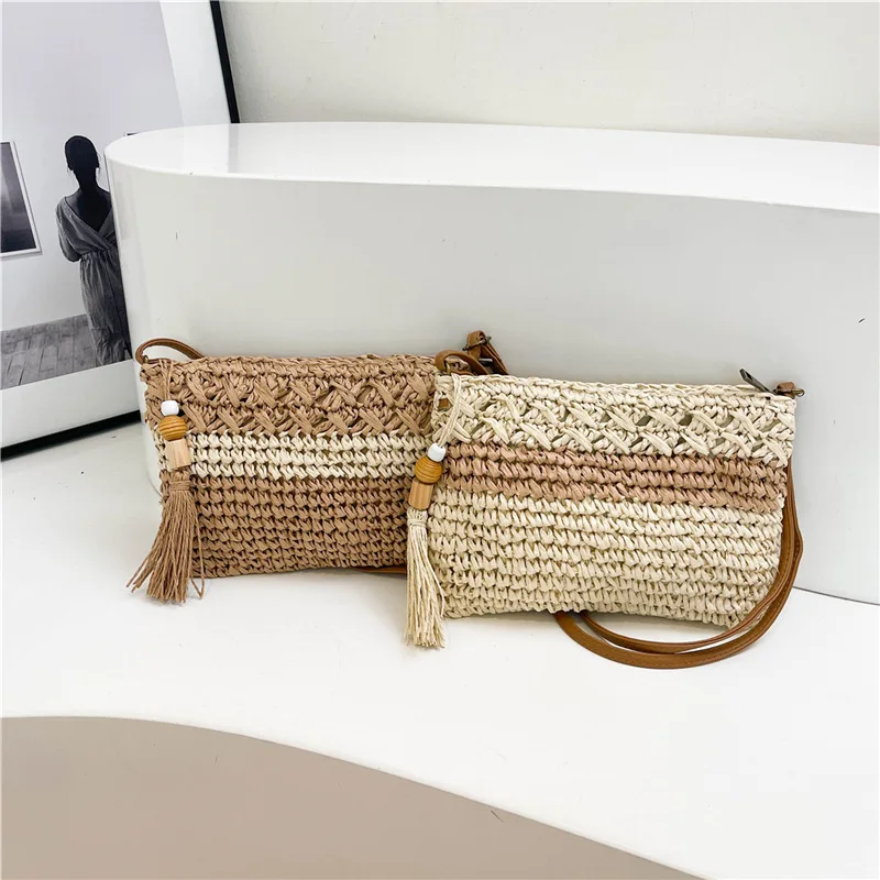Новая соломенная тканая сумка 2025 года — Ins-стиль, большая вместимость, через плечо/через плечо, летняя повседневная и стильная, идеально подходит для пляжного отдыха
Новая соломенная тканая сумка 2025 года — Ins-стиль, большая вместимость, через плечо/через плечо, летняя повседневная и стильная, идеально подходит для пляжного отдыха