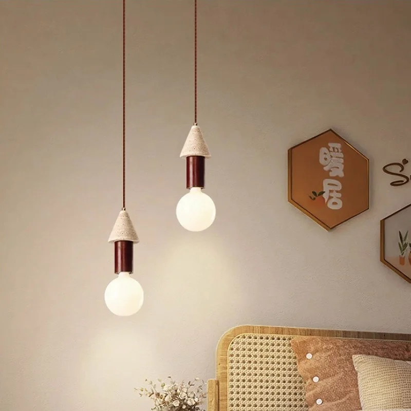 Bedroom Bedside Solid Wood Chandelier Modern Minimalist Geometric Dining Room Lamp Interior Decoration Lighting Fixtures
Bedroom Bedside Solid Wood Chandelier Modern Minimalist Geometric Dining Room Lamp Interior Decoration Lighting Fixtures