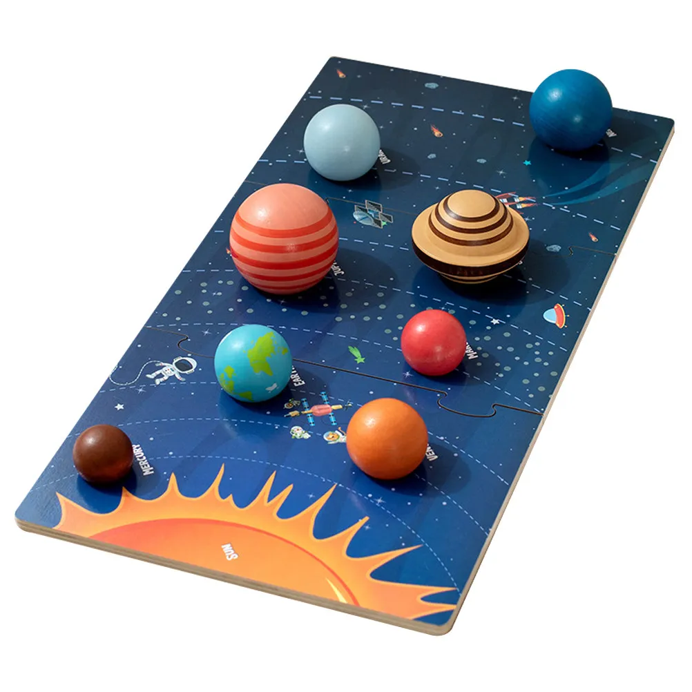 1Set Wooden Space Planets Puzzle Educational Learning Tool Early Cognitive Matching Puzzle for Kids Creative Play
1Set Wooden Space Planets Puzzle Educational Learning Tool Early Cognitive Matching Puzzle for Kids Creative Play