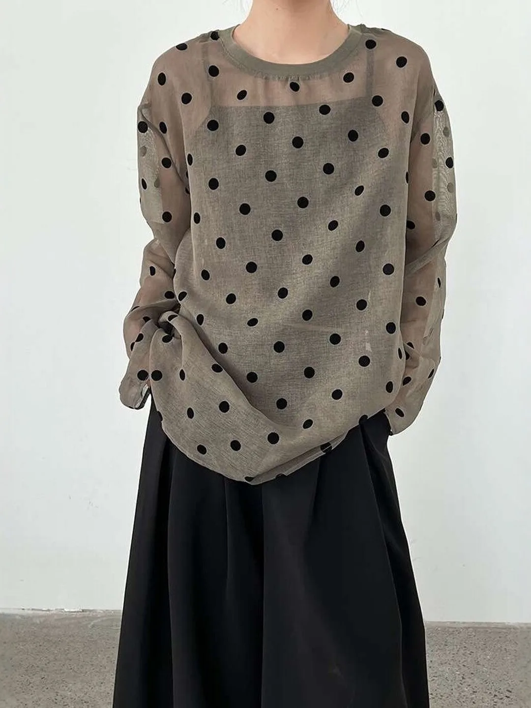 High-End Japanese Style plus Size Women's Unique Super Cute Anti-Uv Shirt Casual Loose Fit Long Sleeve T-Shirt with Splice
High-End Japanese Style plus Size Women's Unique Super Cute Anti-Uv Shirt Casual Loose Fit Long Sleeve T-Shirt with Splice