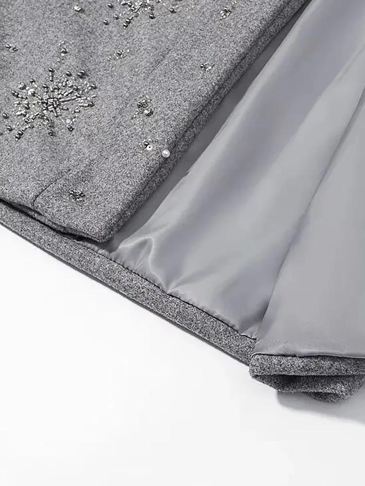 HH женская зимняя новая модная шерстяная куртка с воротником-стойкой и принтом, расшитая блестками, женское уличное повседневное пальто на молнии с длинными рукавами
HH женская зимняя новая модная шерстяная куртка с воротником-стойкой и принтом, расшитая блестками, женское уличное повседневное пальто на молнии с длинными рукавами